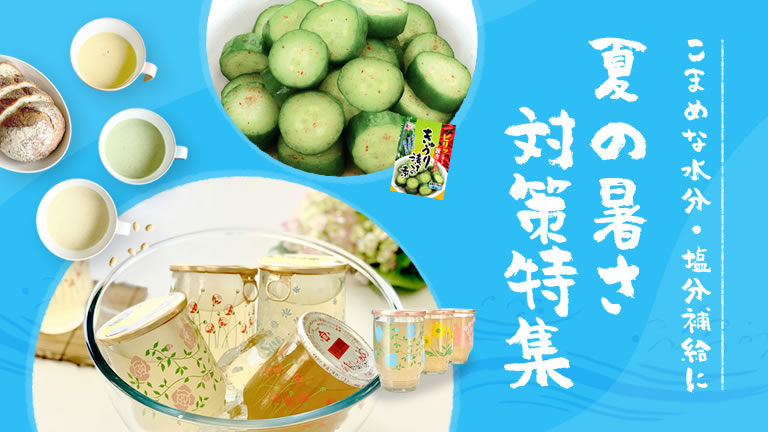 夏の暑さ対策特集